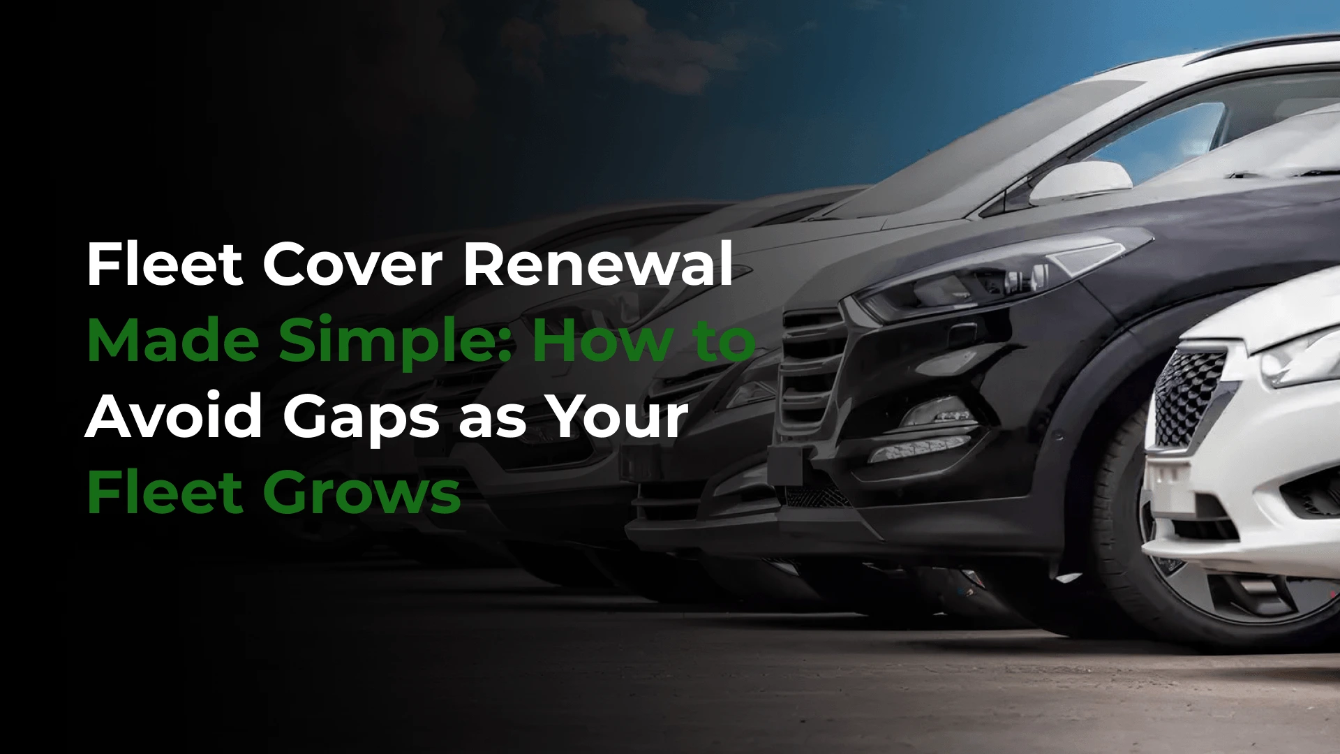 Fleet Cover for small taxi fleets