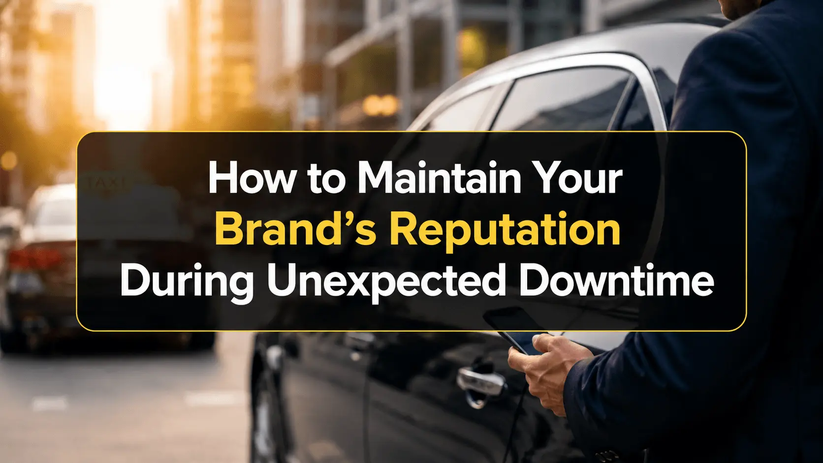 Maintain Brand Reputation During Downtime